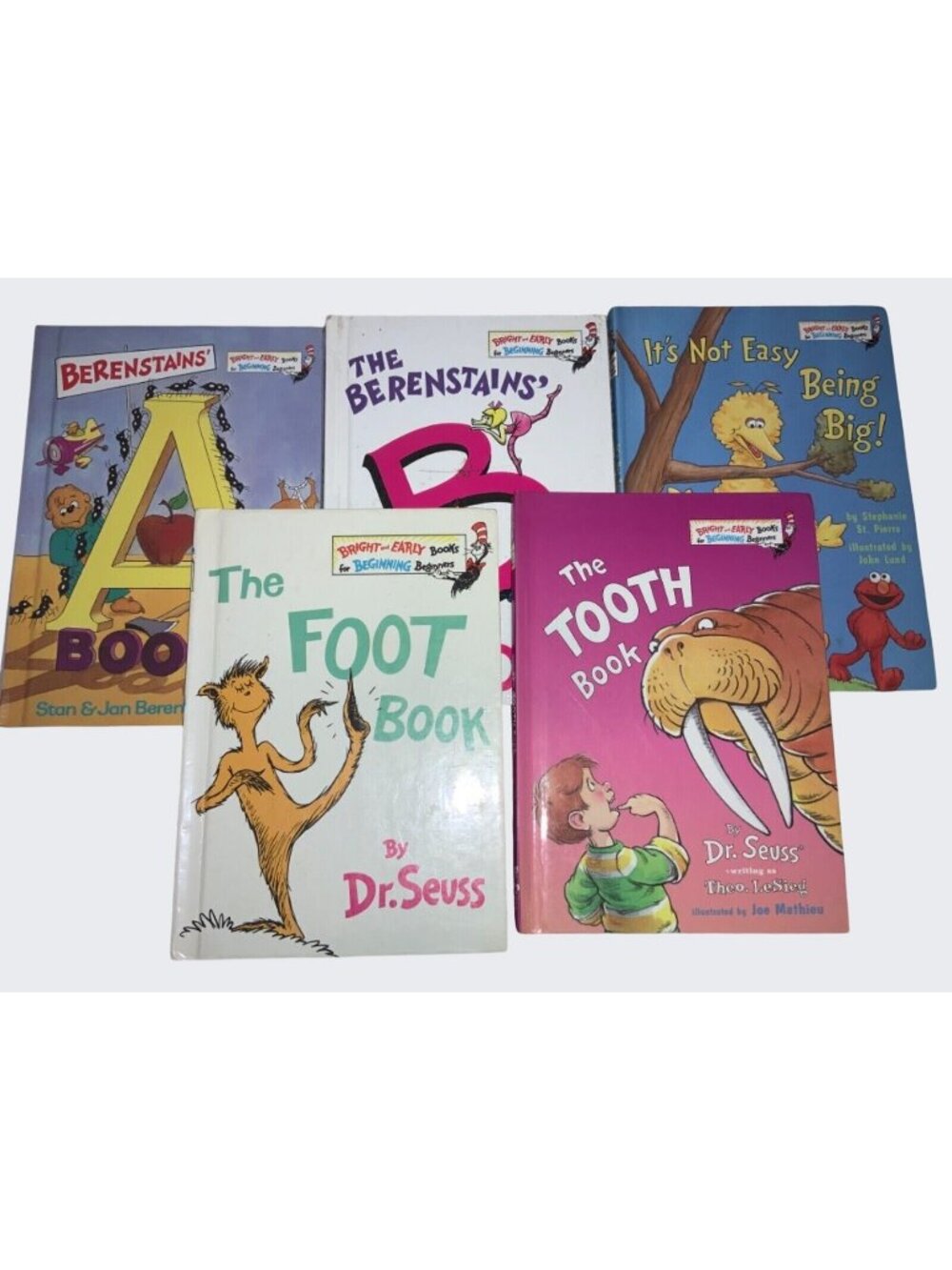 Bright and Early Beginner Books By Dr Seuss Stan & Jan Berenstain Set of 5 books